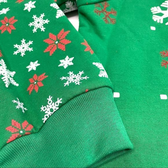 Fa La La Green Light Up Ugly Christmas Sweater - Picture 4 of 9